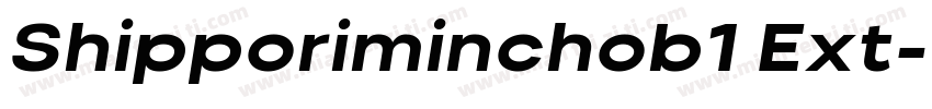 Shipporiminchob1 Ext字体转换